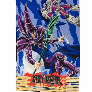 Vintage Yu-Gi-Oh Dark Magician Pillowcase Anime 2000s